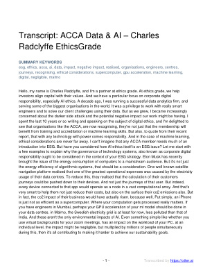 成绩单：ACCA 数据与人工智能 – Charles Radclyffe EthicsGrade
